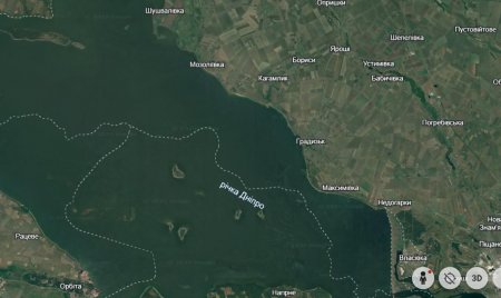  Узбережжя, що перебуває у зоні ризику / фото earth.google.com