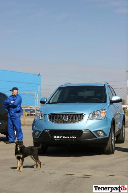 Кременчужане испытали Korando Кременчужане испытали Korando