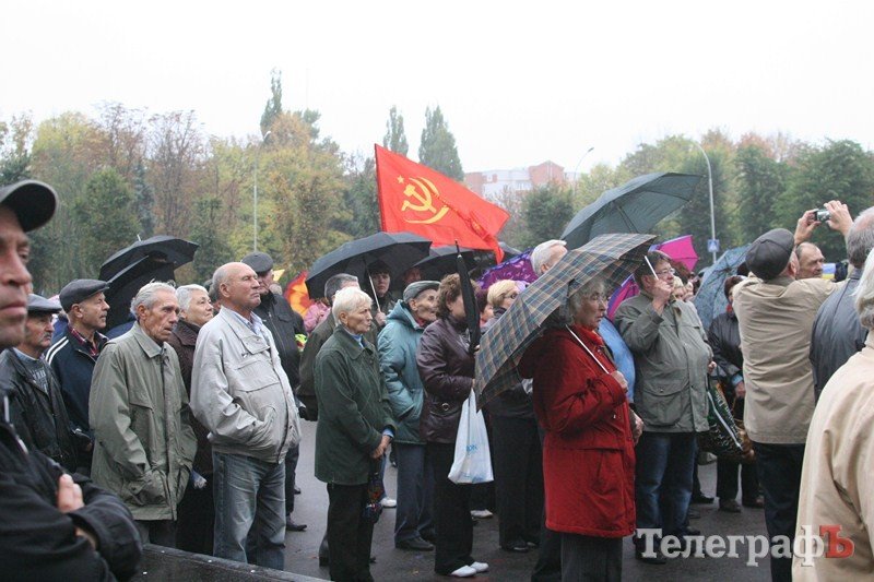 В Кременчуге протестовали «против Азаровщины» (ФОТО) В Кременчуге протестовали «против Азаровщины» (ФОТО)