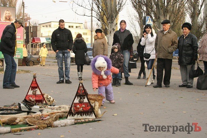 Выступление индейцев в Кременчуге Выступление индейцев в Кременчуге