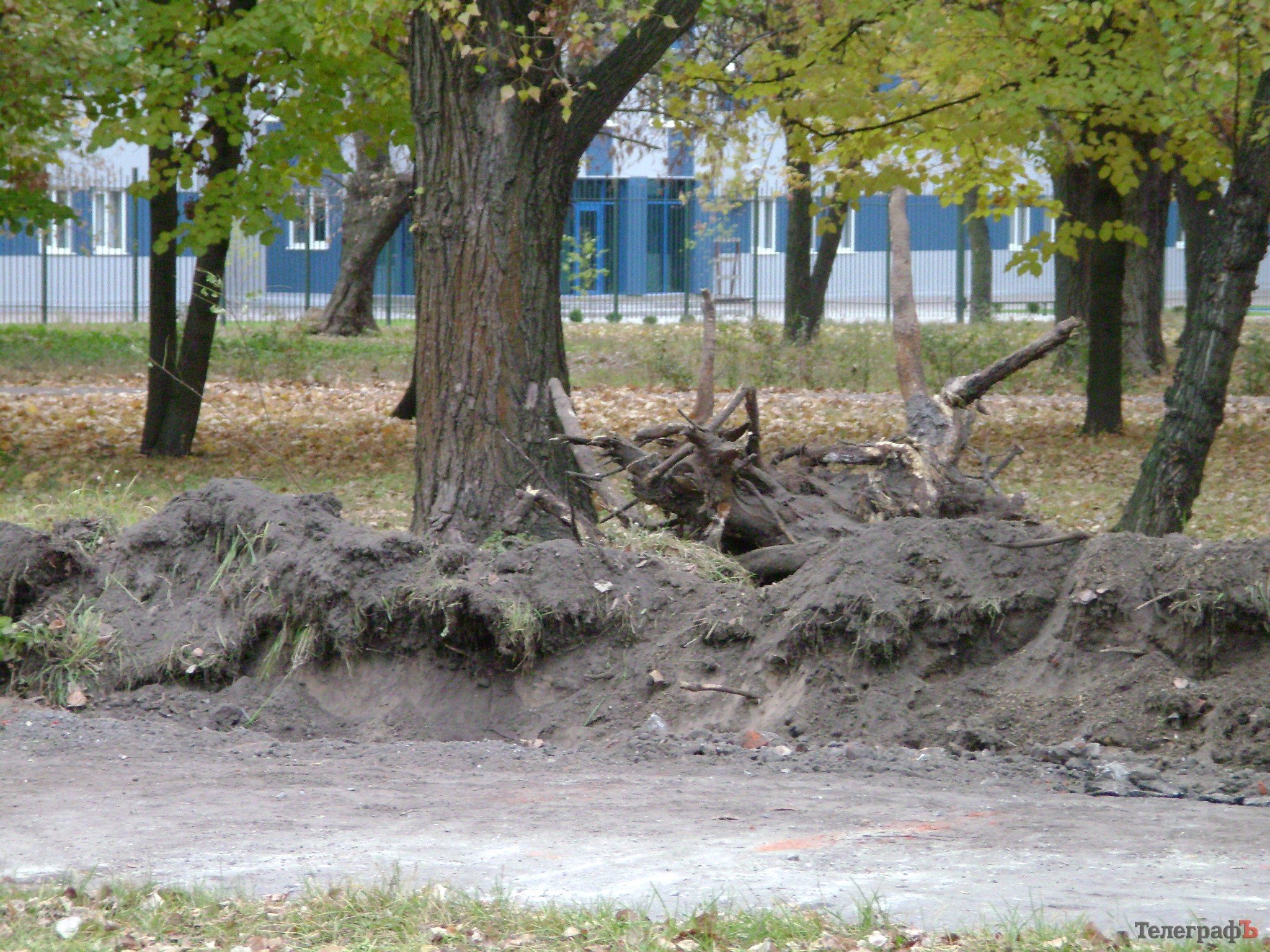 Парапет возле городского сада снесли (ФОТО) Парапет возле городского сада снесли (ФОТО)