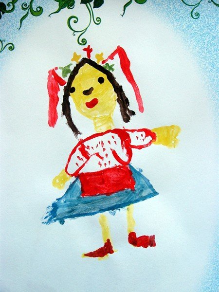 Приколы нашего городка: рисуют дети - главное, чтобы веночек сидел (ФОТО) Приколы нашего городка: рисуют дети - главное, чтобы веночек сидел (ФОТО)