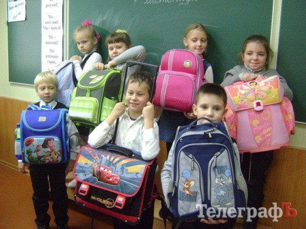 Портфель школяра вдвічі важчий за норму Портфель школяра вдвічі важчий за норму