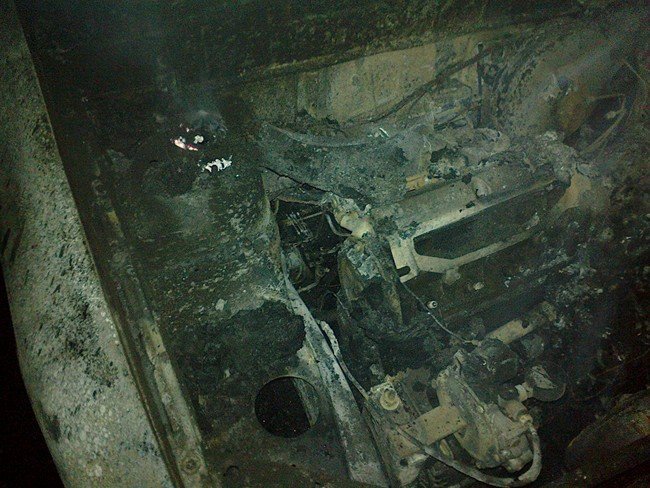 Сгоревший Daewoo Lanos Сгоревший Daewoo Lanos 