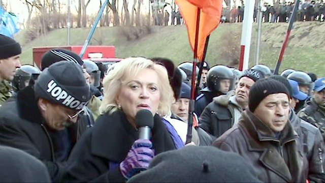 Акция протеста чернобыльцев перед Кабмином Акция протеста чернобыльцев перед Кабмином