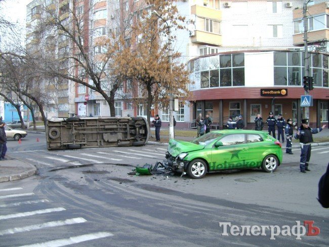 ДТП на перекрестке ул.Октябрьская и ул.Победы ДТП на перекрестке ул.Октябрьская и ул.Победы