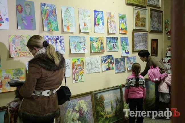 Выставка детского рисунка "Різдвяна феєрія" Выставка детского рисунка "Різдвяна феєрія"