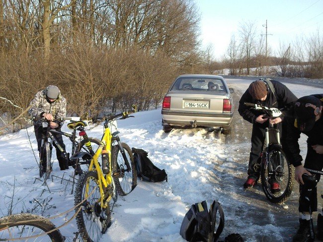 В Кременчуге проходят зимние соревнования «Crazy bikes»-2012 В Кременчуге проходят зимние соревнования «Crazy bikes»-2012