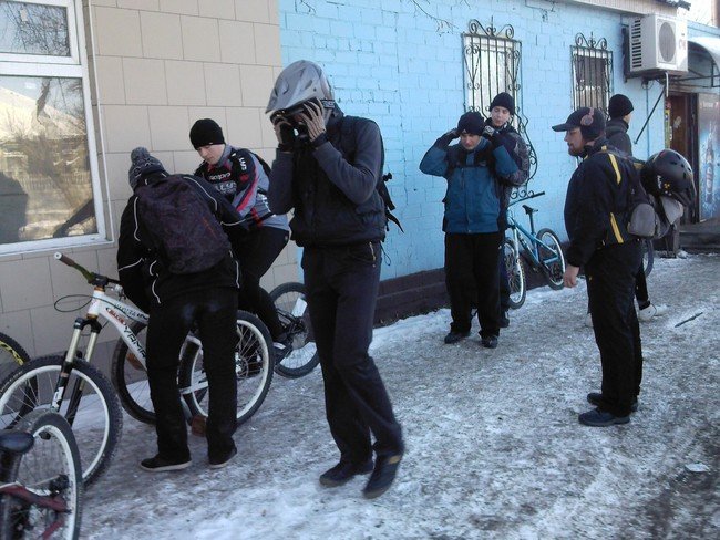В Кременчуге проходят зимние соревнования «Crazy bikes»-2012 В Кременчуге проходят зимние соревнования «Crazy bikes»-2012