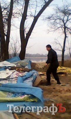 На острове Зелёный снесли незаконные постройки (ФОТО) На острове Зелёный снесли незаконные постройки (ФОТО)