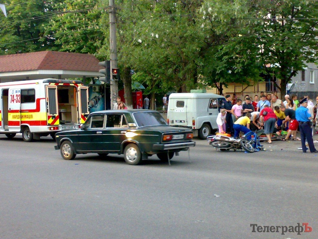 За сутки в Кременчуге пострадали трое скутеристов За сутки в Кременчуге пострадали трое скутеристов