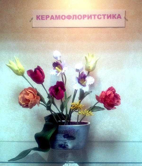 В ТРК «Европа» открылась выставка цветов, сделанных из декоклея и японской глины В ТРК «Европа» открылась выставка цветов, сделанных из декоклея и японской глины