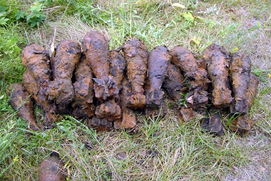 На Полтавщине обезвредили целый арсенал боеприпасов На Полтавщине обезвредили целый арсенал боеприпасов