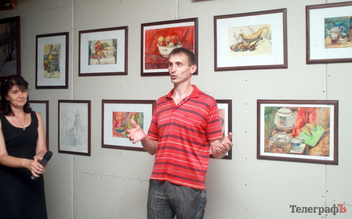 В Кременчуге открылась выставка картин Александра Мосина (Фоторепортаж) В Кременчуге открылась выставка картин Александра Мосина (Фоторепортаж)