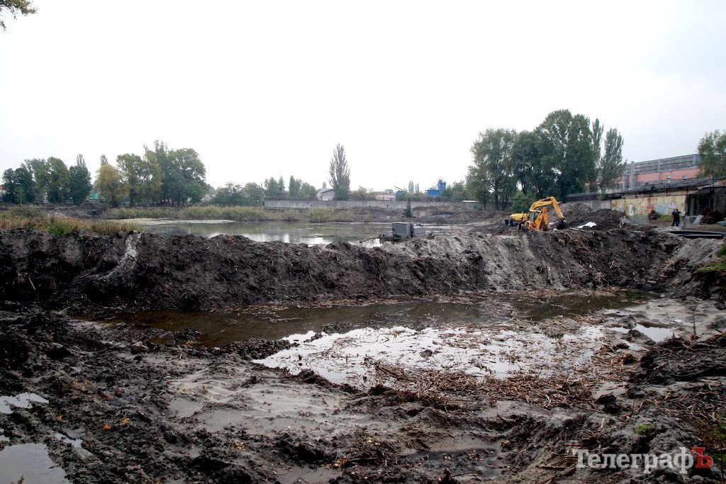 В «Городском саду» начали чистить озеро (ФОТО) В «Городском саду» начали чистить озеро (ФОТО)