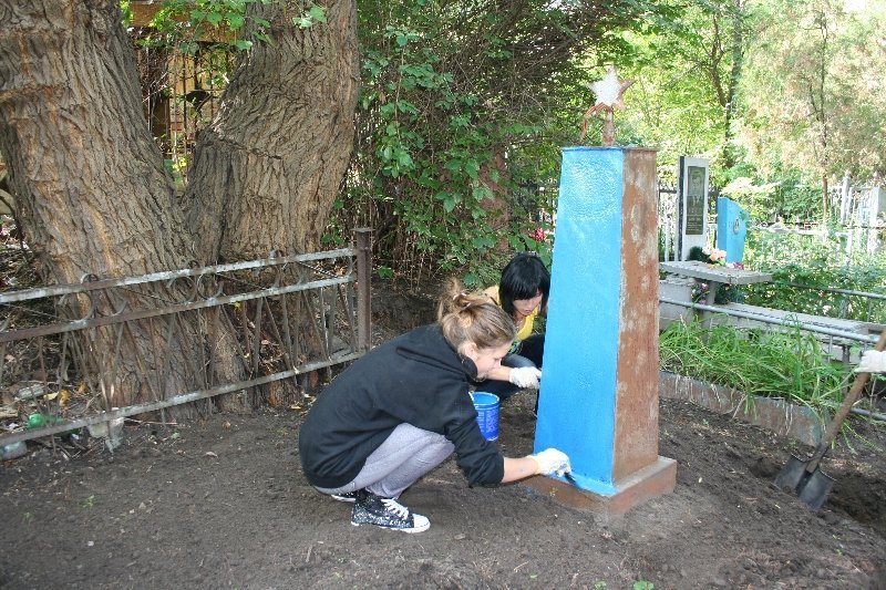 Благотворительный фонд «Сонячні долоні» и воспитанники интерната Макаренко убрали заброшенные могилы солдат, погибших во время войны Благотворительный фонд «Сонячні долоні» и воспитанники интерната Макаренко убрали заброшенные могилы солдат, погибших во время войны
