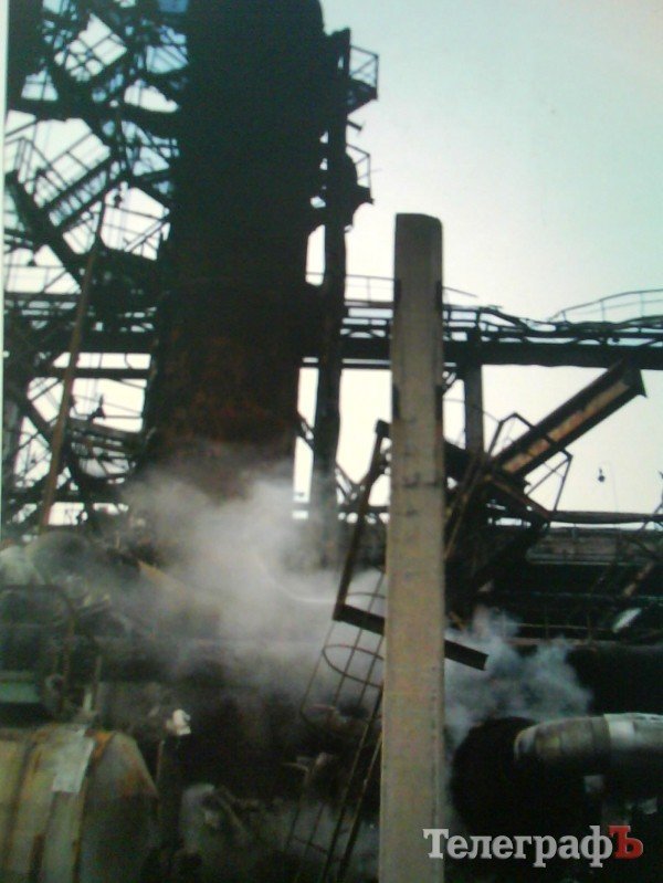 Последствия пожара на Кременчугском НПЗ Последствия пожара на Кременчугском НПЗ