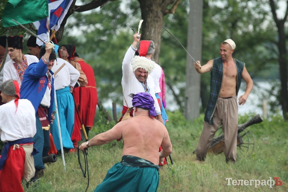 Как в Кременчуге казаки с турецкими захватчиками бились Как в Кременчуге казаки с турецкими захватчиками бились