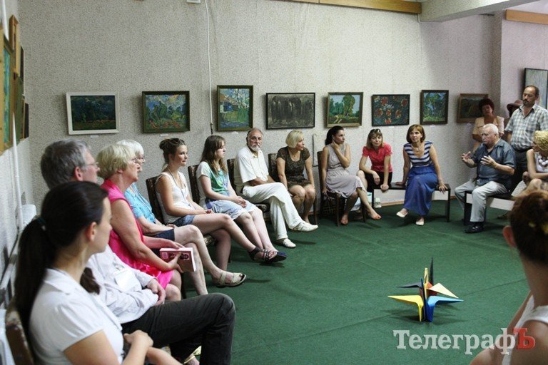 Делегация художников из Германии показала, как в Кременчуге Днепр писала Делегация художников из Германии показала, как в Кременчуге Днепр писала