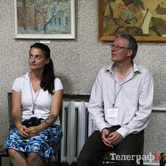 Делегация художников из Германии показала, как в Кременчуге Днепр писала Делегация художников из Германии показала, как в Кременчуге Днепр писала