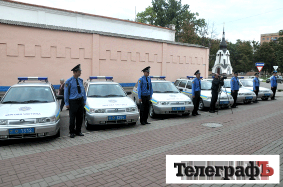 У Крюковской милиции появилась новая машина У Крюковской милиции появилась новая машина