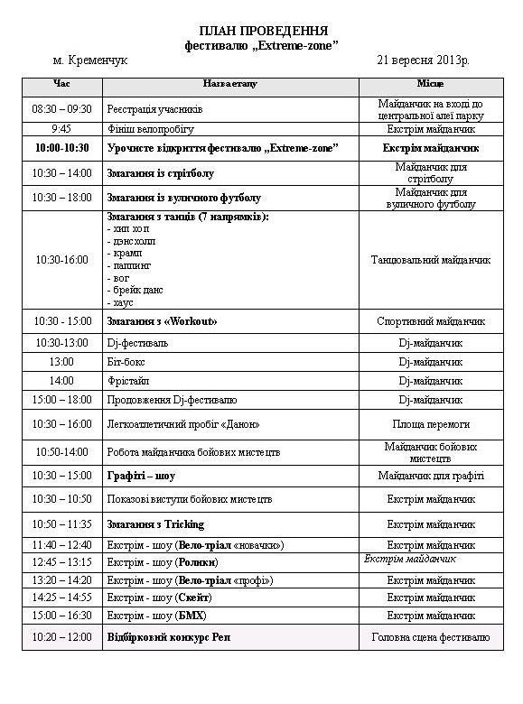 Как не заблудиться на фестивале «Extreme-zone»