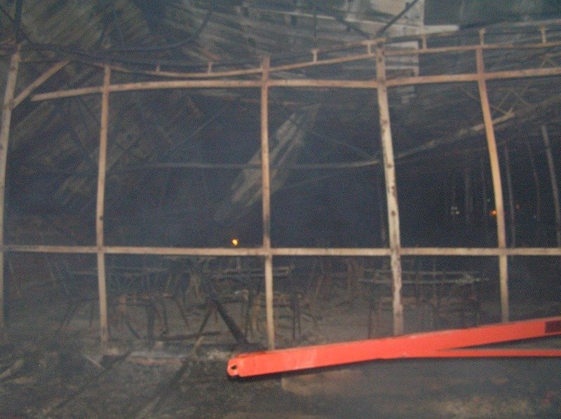 В Кременчуге сегодня ночью горел бар «Арарат» В Кременчуге сегодня ночью горел бар «Арарат»