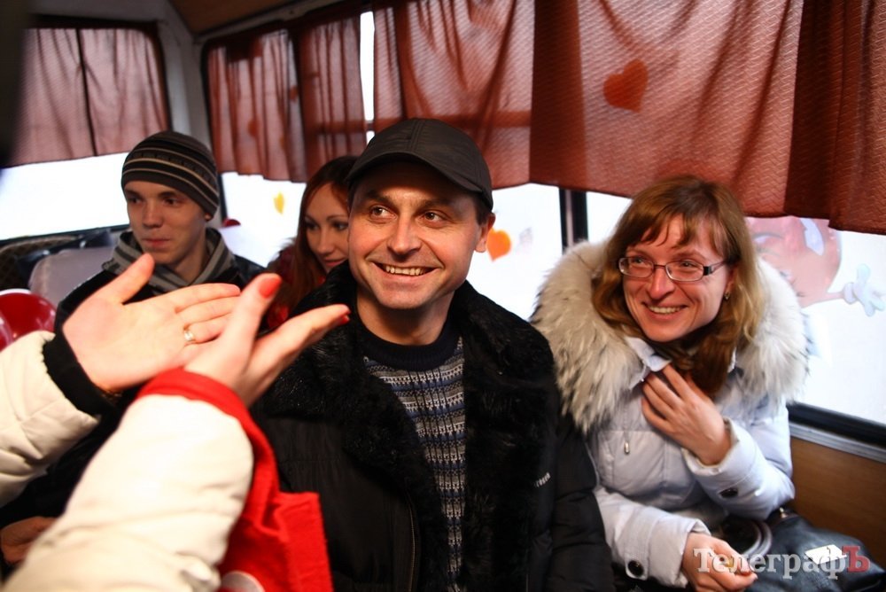 "Маршрутка любви" в Кременчуге "Маршрутка любви" в Кременчуге