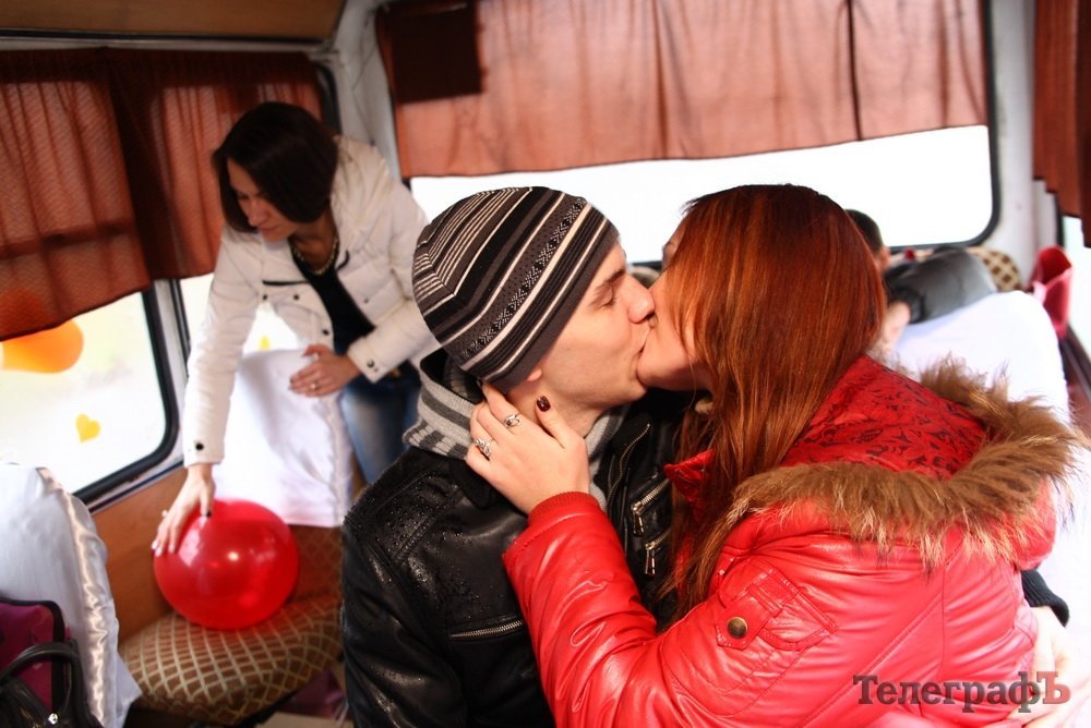 "Маршрутка любви" в Кременчуге "Маршрутка любви" в Кременчуге