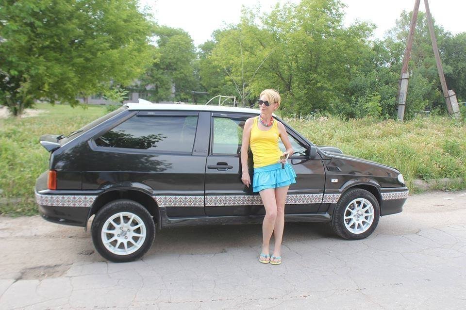 По Кременчугу ездит машина-вышиванка По Кременчугу ездит машина-вышиванка