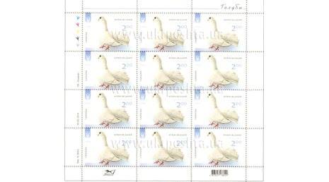 Крюковских голубей запечатлели на новых украинских марках Крюковских голубей запечатлели на новых украинских марках