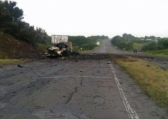 Под Полтавой взорвался военный автомобиль с боеприпасами: жертв нет Под Полтавой взорвался военный автомобиль с боеприпасами: жертв нет