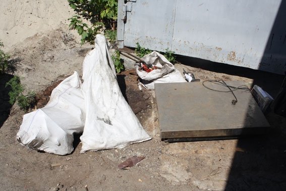 У Кременчуці закрили нелегальний металопункт У Кременчуці закрили нелегальний металопункт