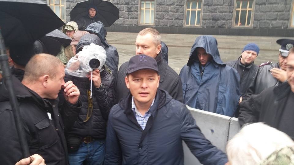 У Києві на Тарифному майдані протестують кременчужани У Києві на Тарифному майдані протестують кременчужани