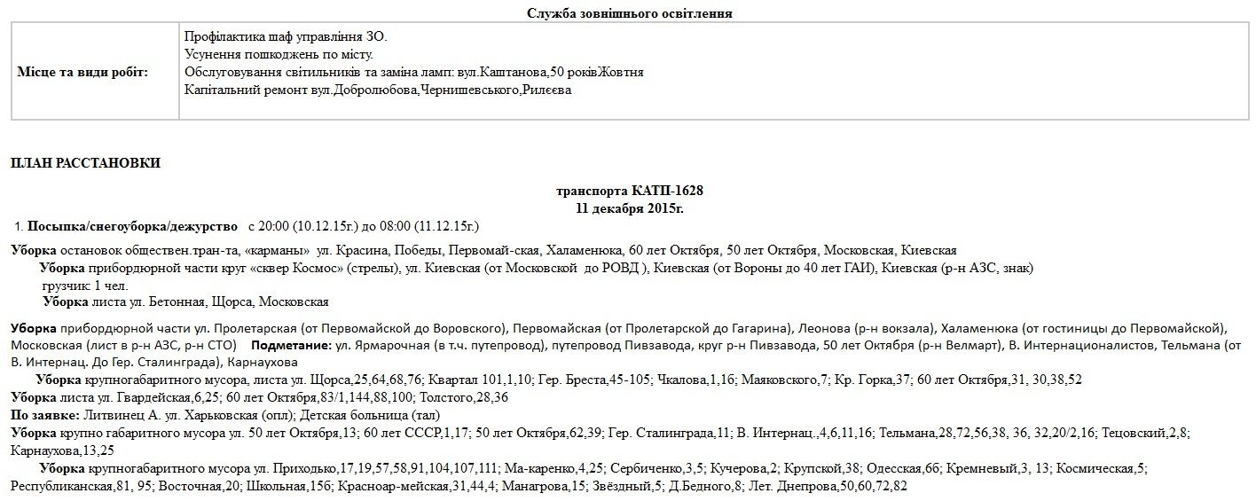 Сьогодні, 11 грудня, комунальні служби Кременчука кронуватимуть дерева та лагодитимуть освітлення Сьогодні, 11 грудня, комунальні служби Кременчука кронуватимуть дерева та лагодитимуть освітлення