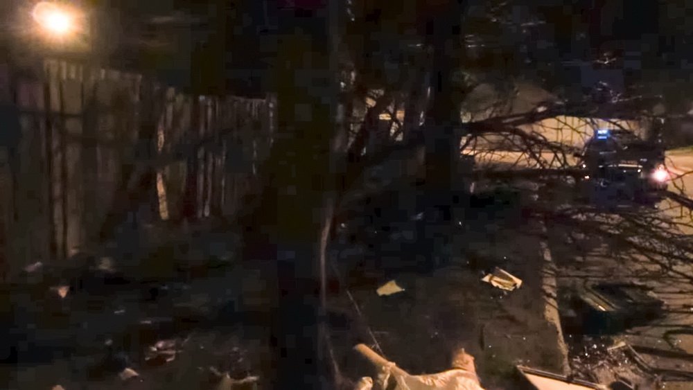 Пьяный кременчужанин на "восьмёрке" снес дерево и вылетел во двор частного дома Пьяный кременчужанин на "восьмёрке" снес дерево и вылетел во двор частного дома