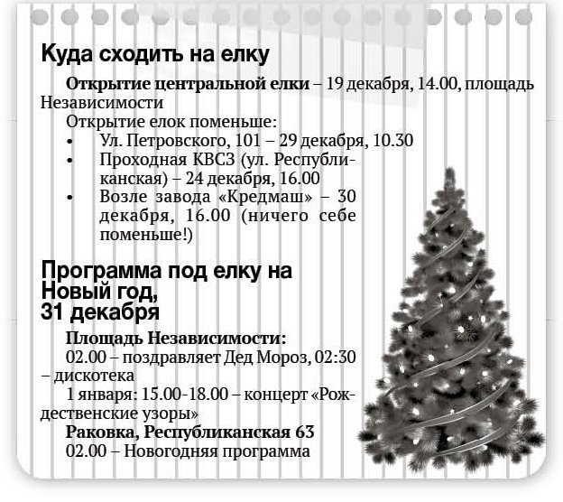 Где и почем Новый год в Кременчуге Где и почем Новый год в Кременчуге