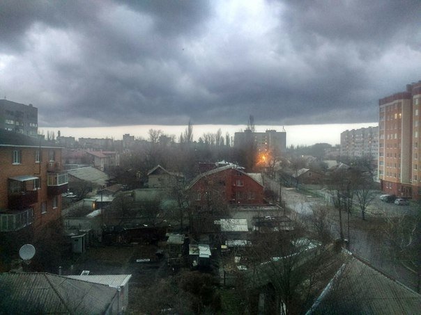 Кременчуг в тучах Кременчуг в тучах