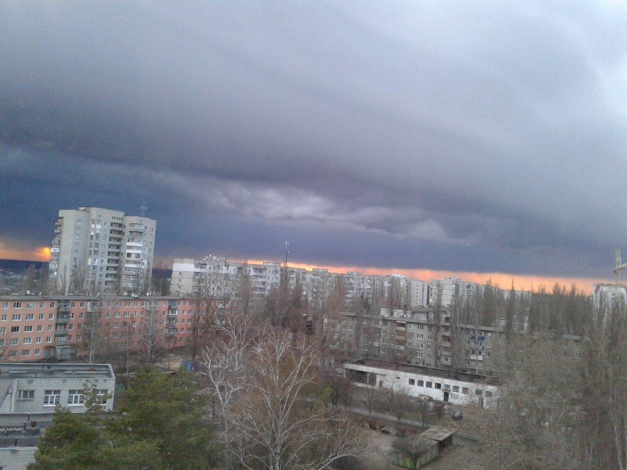 Кременчуг в тучах Кременчуг в тучах