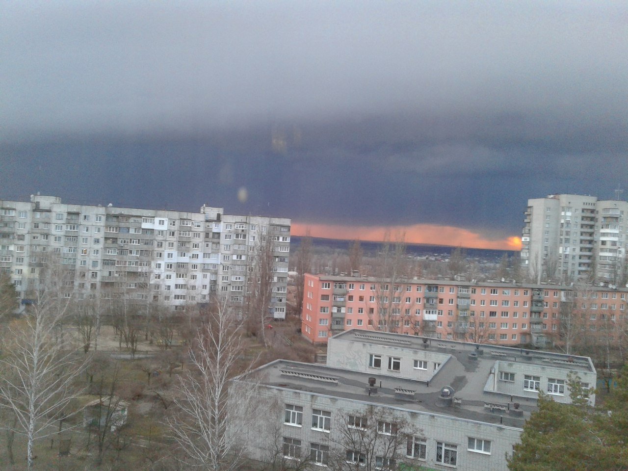 Кременчуг в тучах Кременчуг в тучах