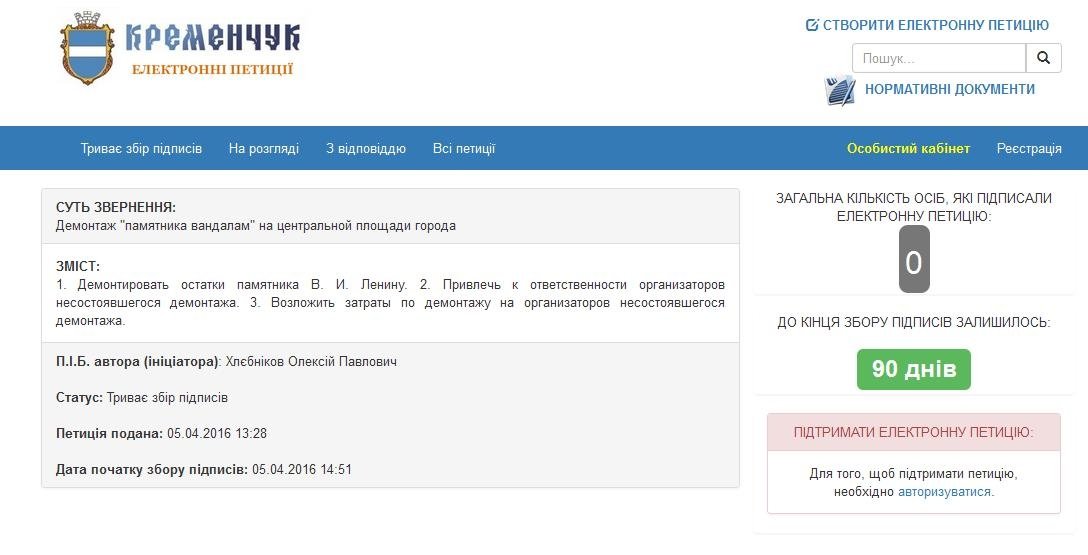 Ещё одна петиция: кременчужане просят мэра разобраться со "стаканом" на площади Ещё одна петиция: кременчужане просят мэра разобраться со "стаканом" на площади