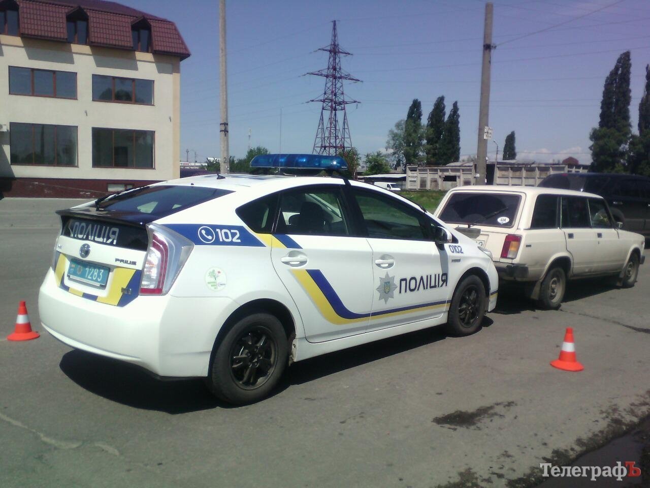 Кременчугские патрульные снова попали в ДТП Кременчугские патрульные снова попали в ДТП