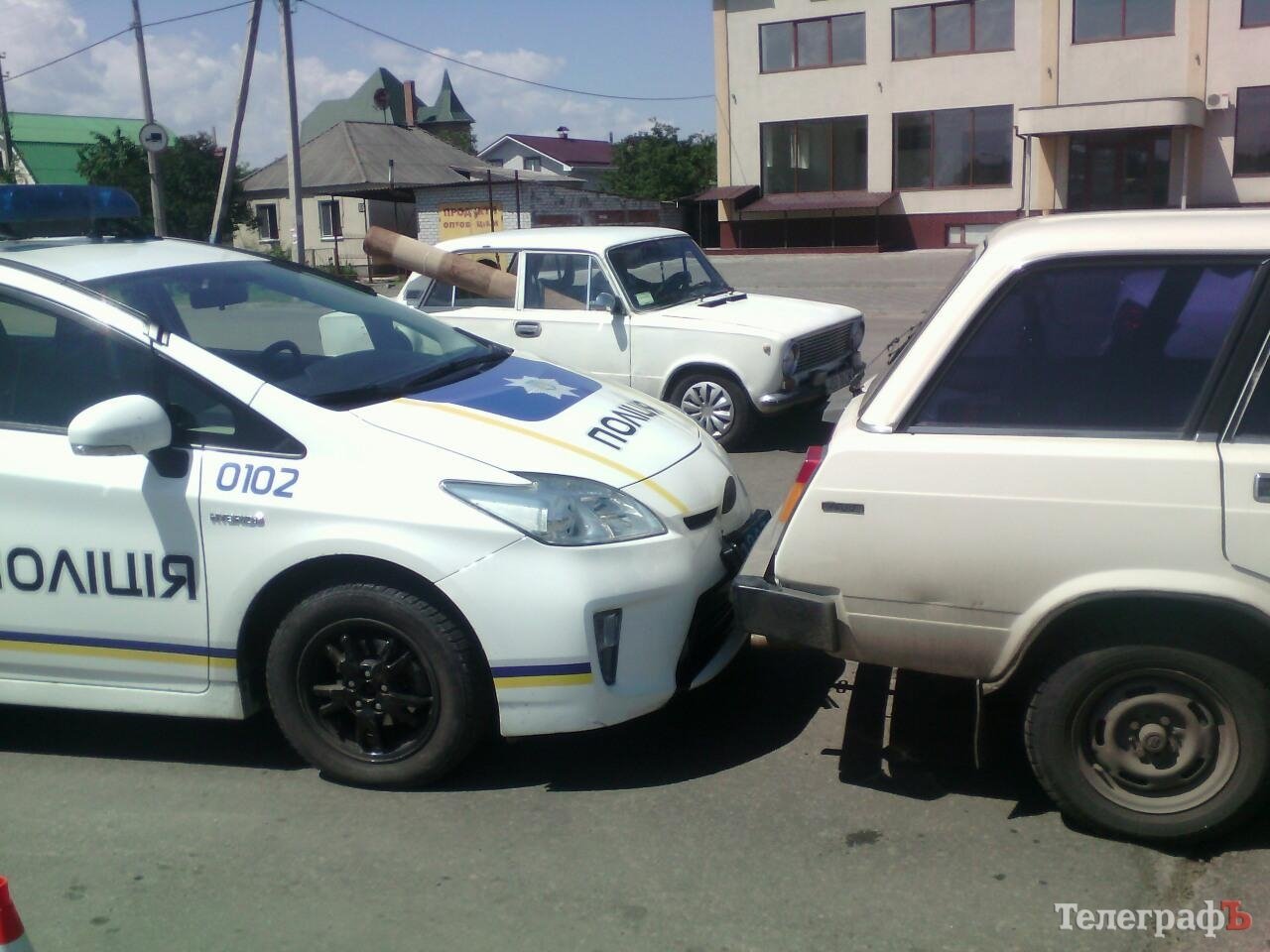 Кременчугские патрульные снова попали в ДТП Кременчугские патрульные снова попали в ДТП