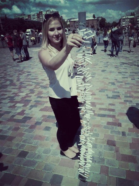 Кременчужани відправили цигарки в небо Кременчужани відправили цигарки в небо