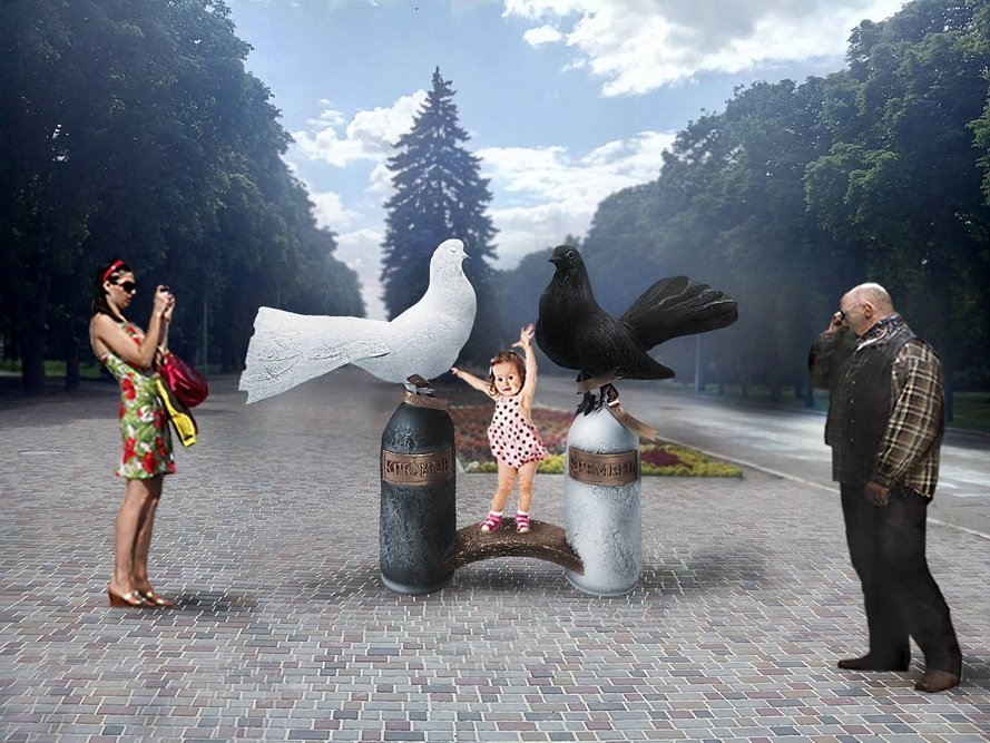 Каким будет памятник голубям в Кременчуге - выбирайте! Каким будет памятник голубям в Кременчуге - выбирайте!