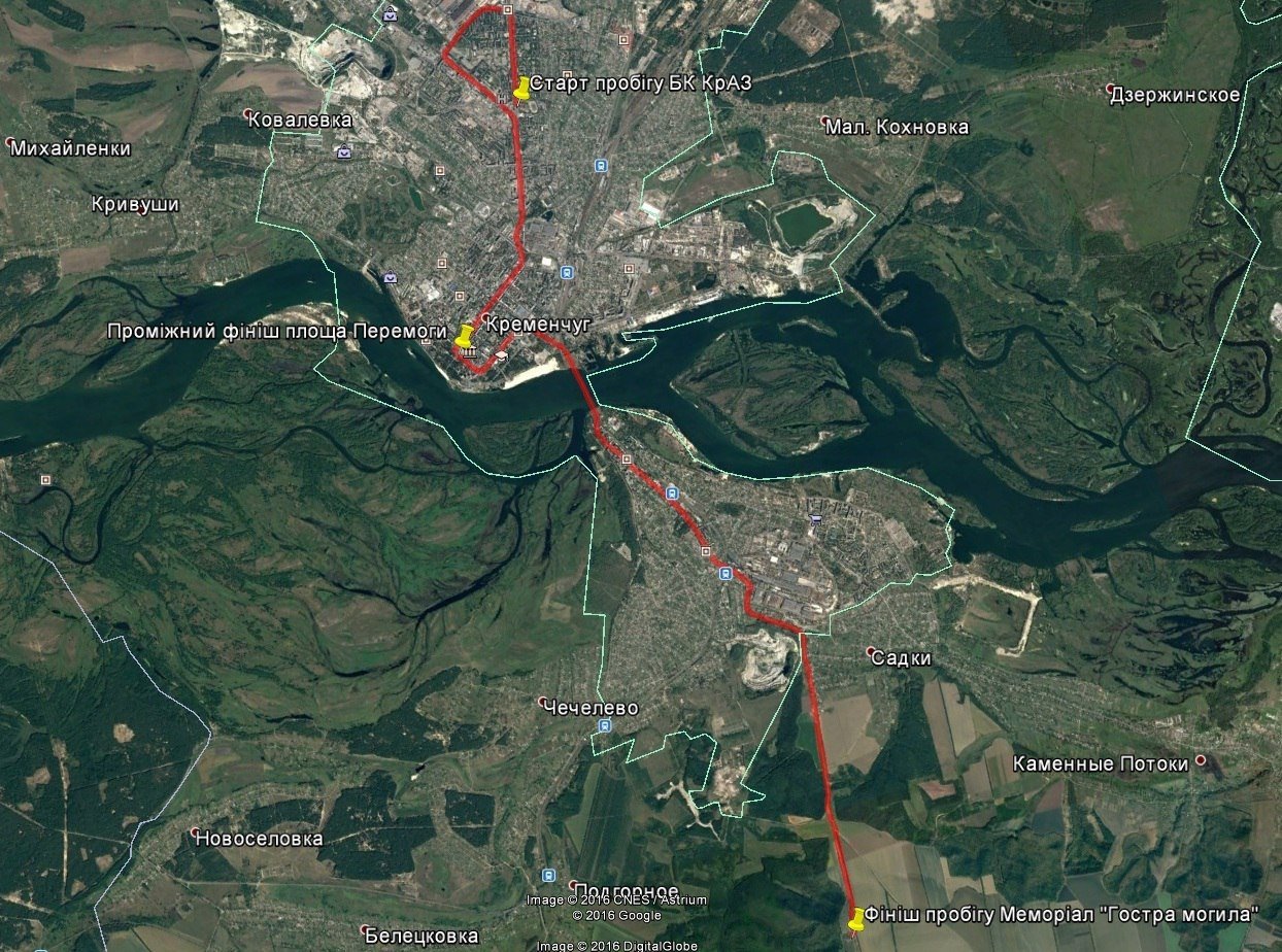 Близько 1000 велосипедистів проїхались Кременчуком Близько 1000 велосипедистів проїхались Кременчуком