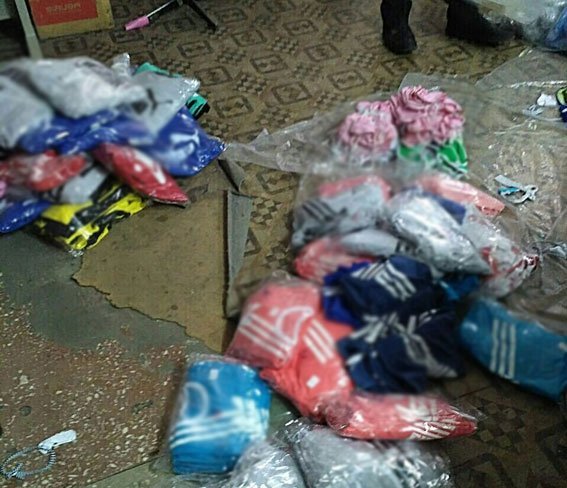 Полиция накрыла производство «adidas» от подпольных кутюрье из Горишних Плавней Полиция накрыла производство «adidas» от подпольных кутюрье из Горишних Плавней