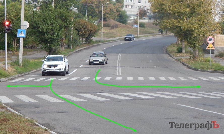 Почему необходимо повесить дополнительный знак на перекрёстке ул. Хорольской и Европейской Почему необходимо повесить дополнительный знак на перекрёстке ул. Хорольской и Европейской