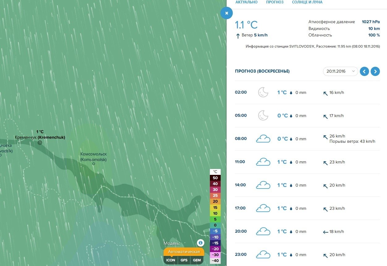 Перед вікендом у Кременчуці трохи потеплішало Перед вікендом у Кременчуці трохи потеплішало