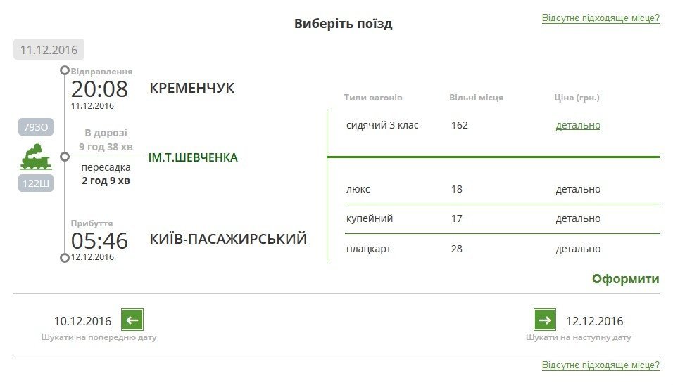 Хуже быть может: поезд до Киева за 170 гривен и с пересадкой Хуже быть может: поезд до Киева за 170 гривен и с пересадкой